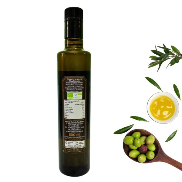 bottiglia olio ravece Biologico